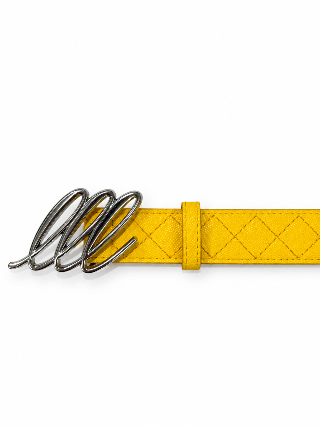 Quilted Leather Belt